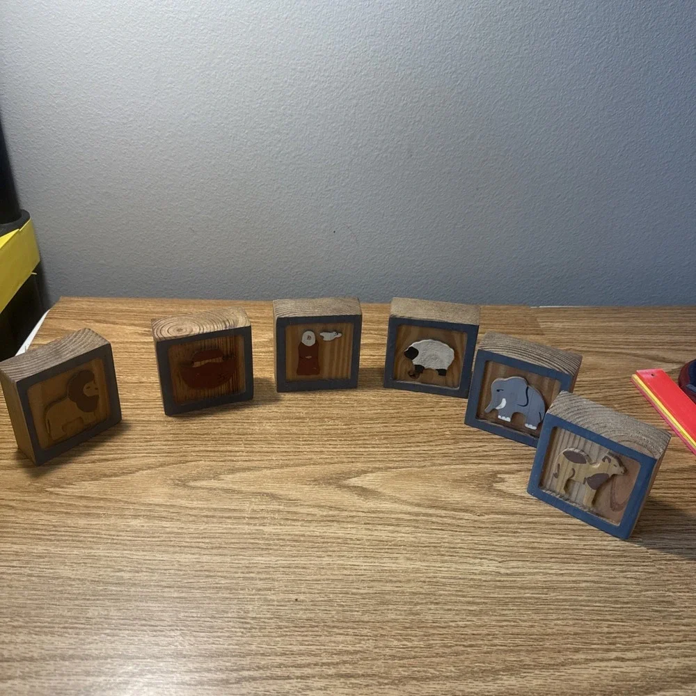 Wooden Display Noah's‎ Ark Blocks